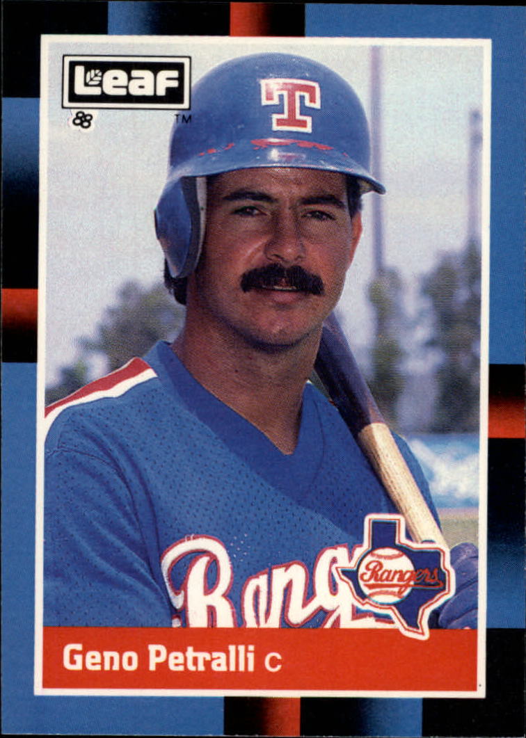 1988 Leaf/Donruss Baseball Cards       241     Geno Petralli